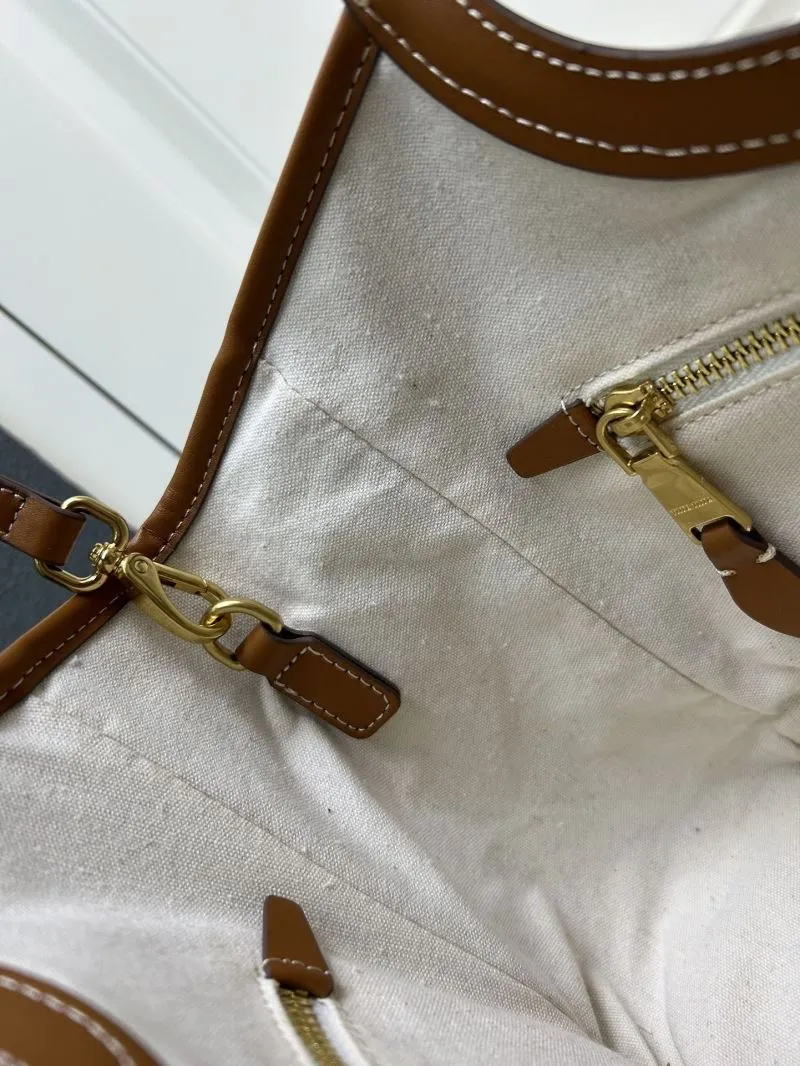 MIU MIU Small Denim Crossbody Tote Bag - Image 9