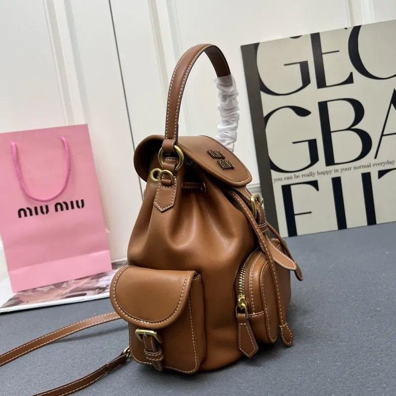 Alternative view of MIU MIU Backpacks-11