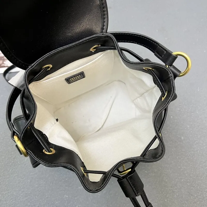 Miu Miu Small Black Backpack 5BZ043 - Image 8