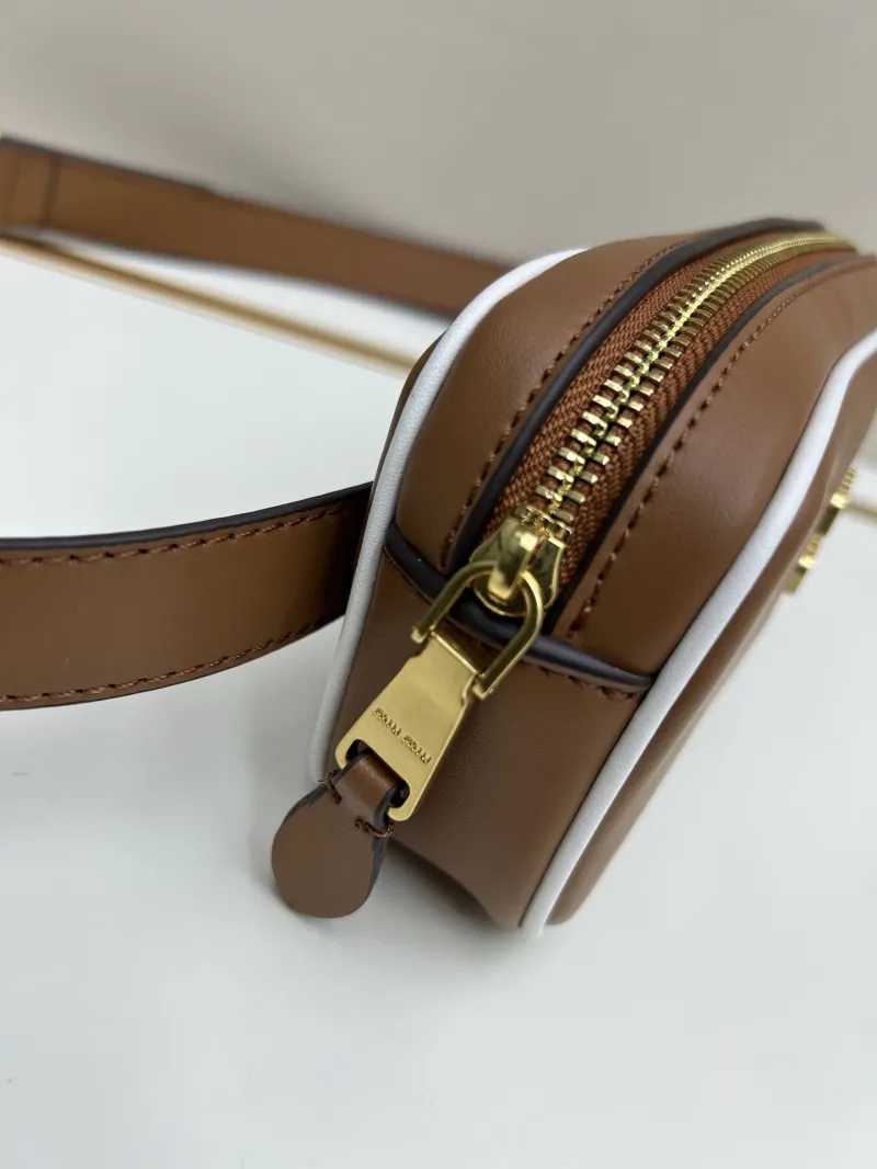 Miu Miu Brown Leather Waist Chest Pack - Image 6