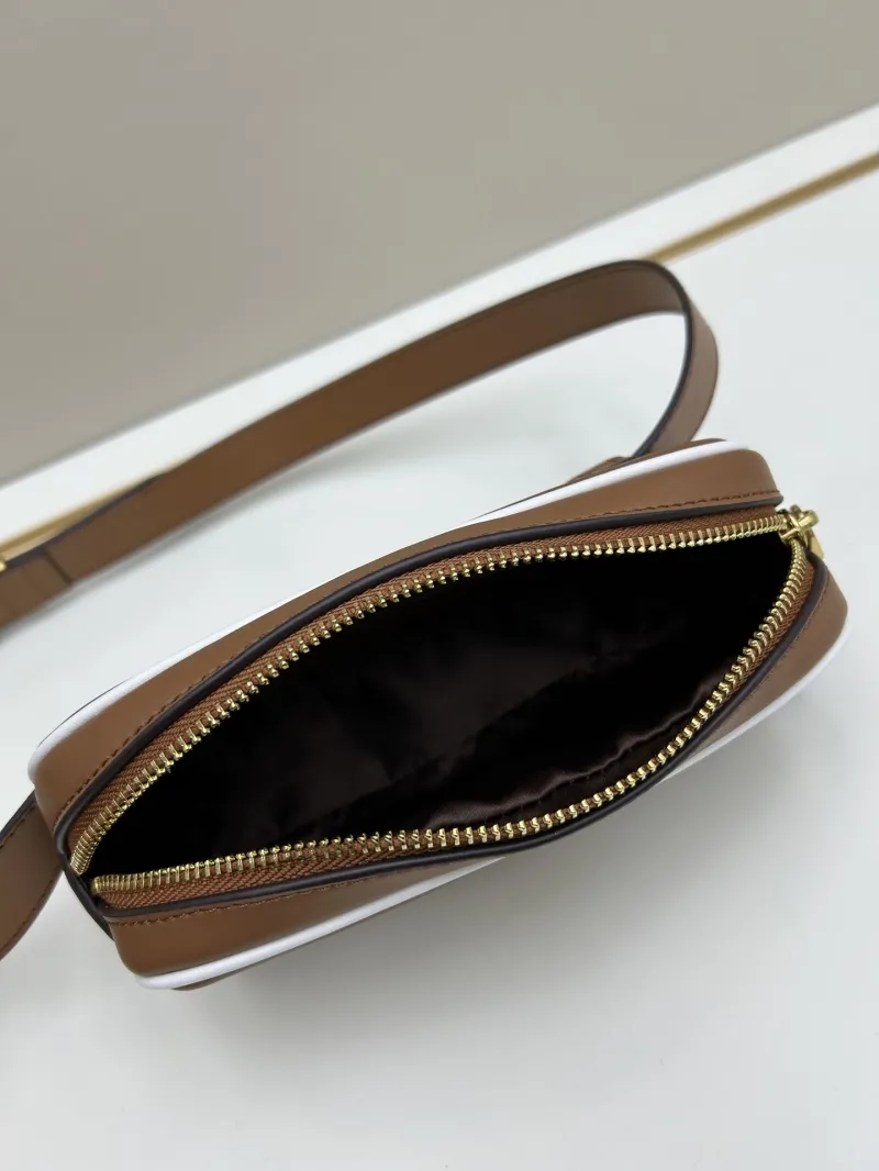 Miu Miu Brown Leather Waist Chest Pack - Image 7