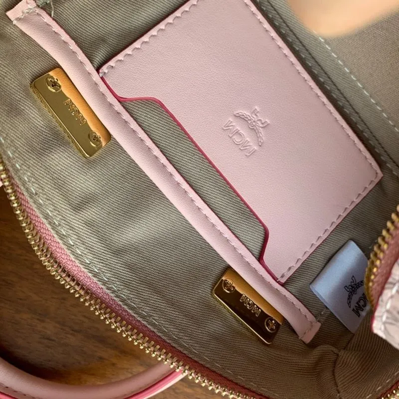 MCM Pink Mini Crossbody Handbag WD231 - Image 6