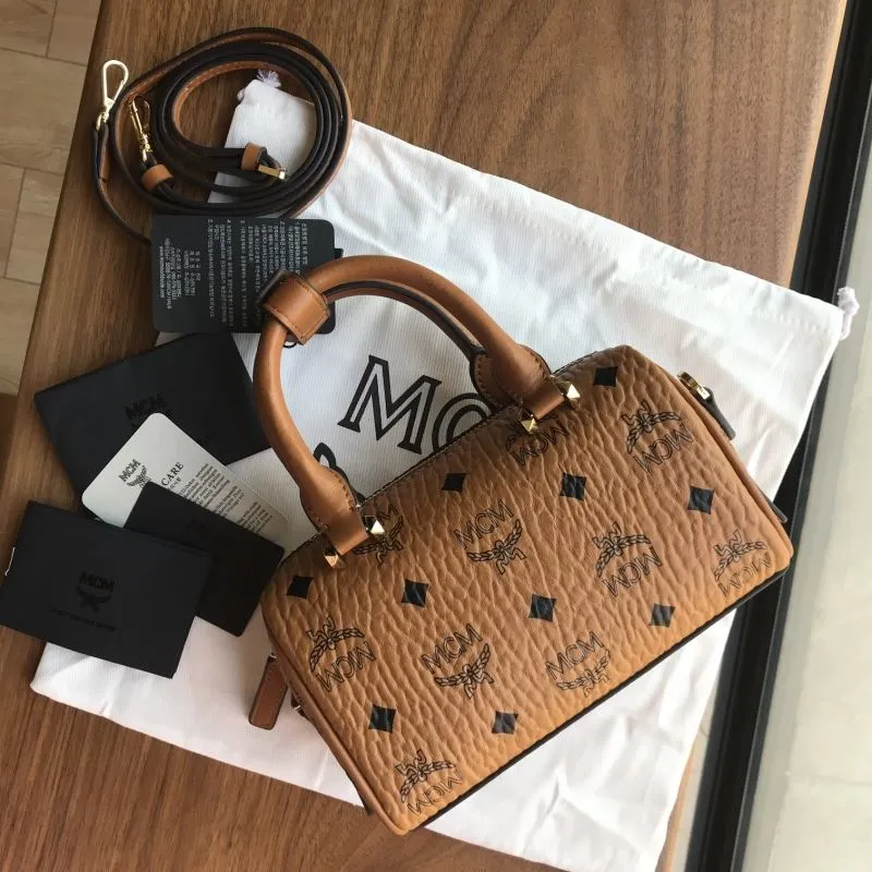 Alternative view of MCM Handle Bags-29