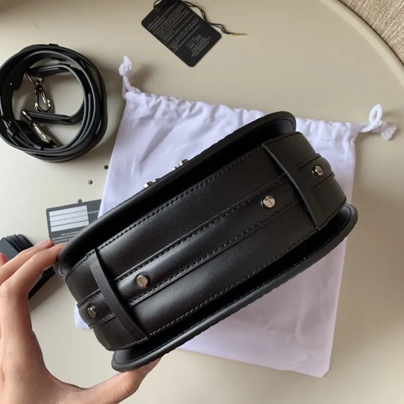 MCM Black Saddle Crossbody Bag - Image 5