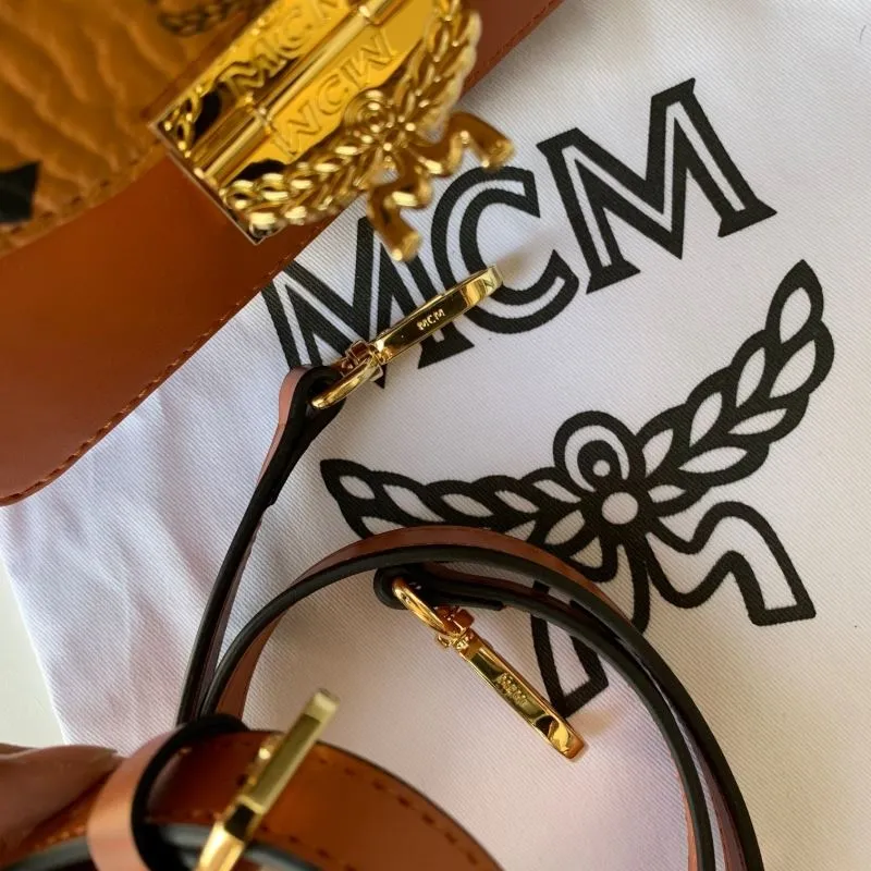MCM Brown Satchel Bag 81 - Image 8