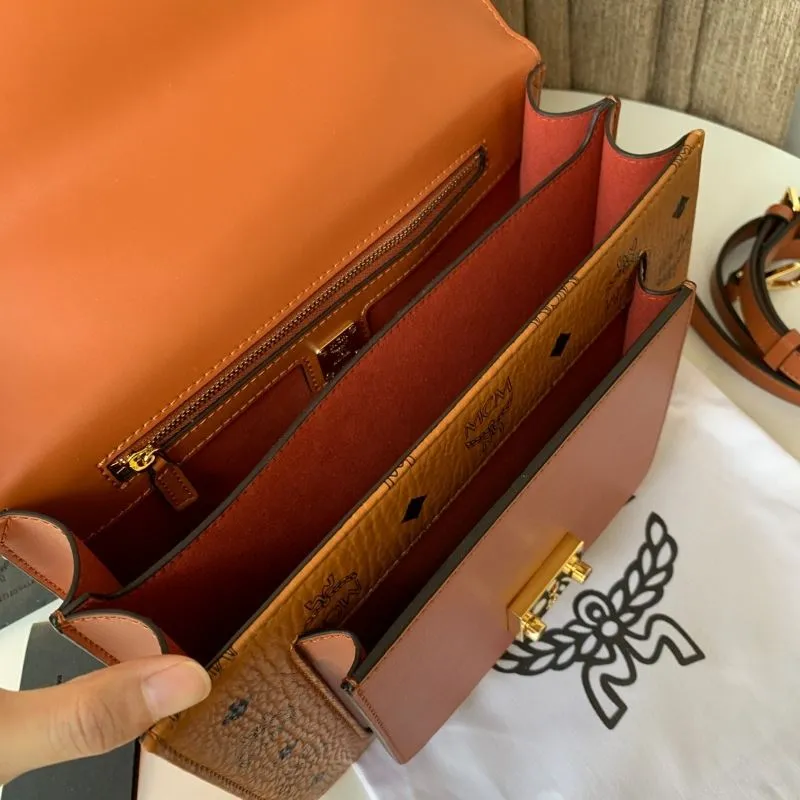 MCM Brown Satchel Bag 81 - Image 9