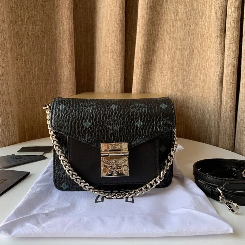 MCM Black Satchel Bag 82