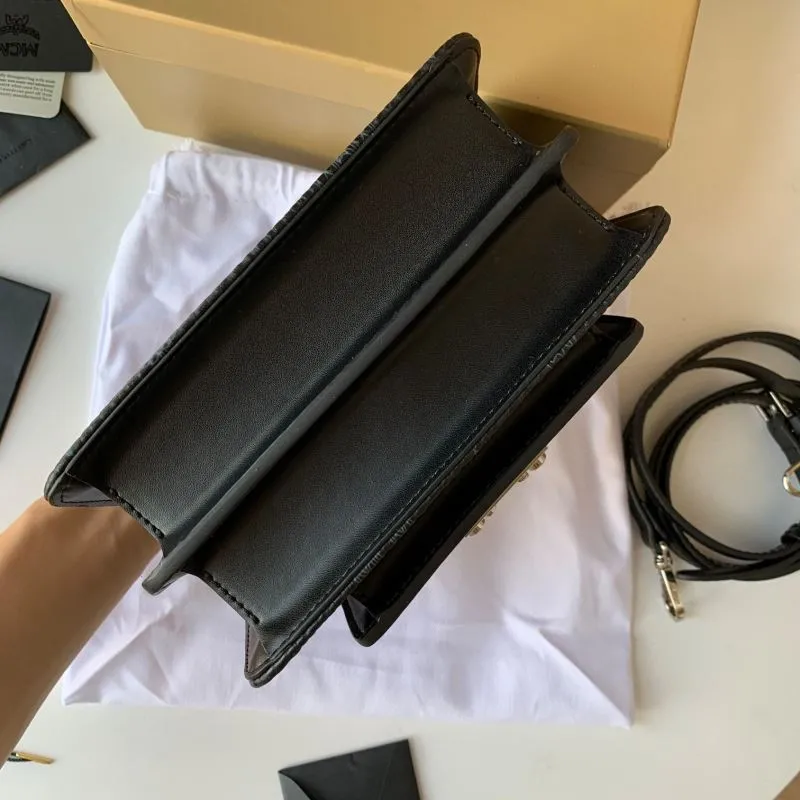 MCM Black Satchel Bag 82 - Image 5