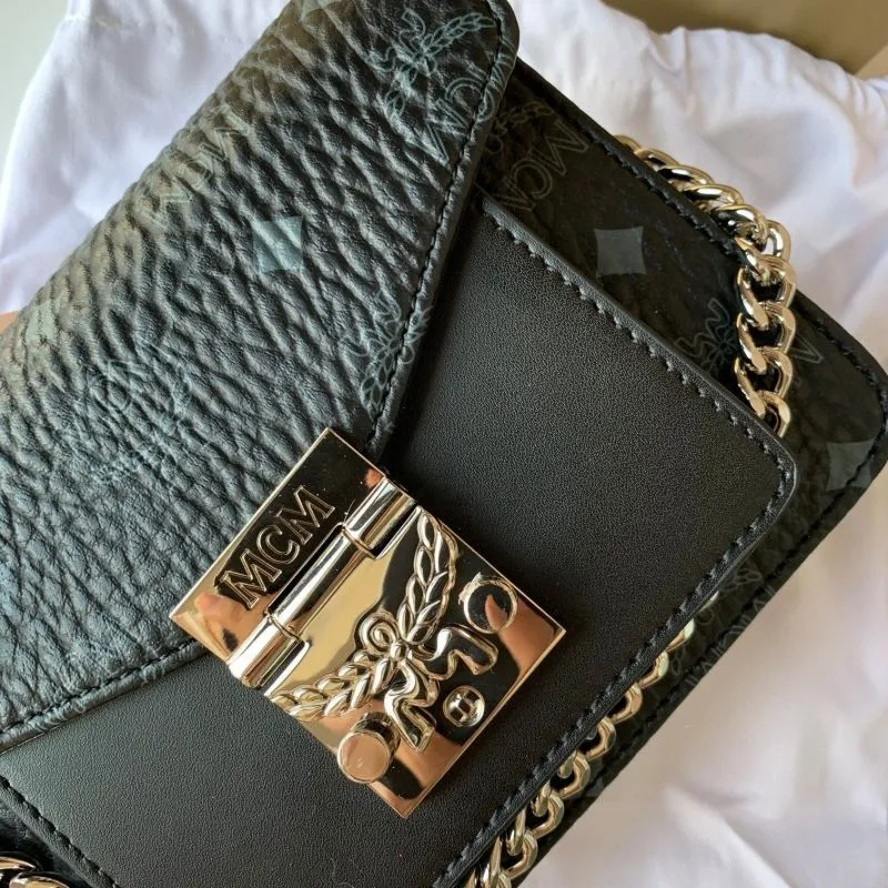 MCM Black Satchel Bag 82 - Image 6