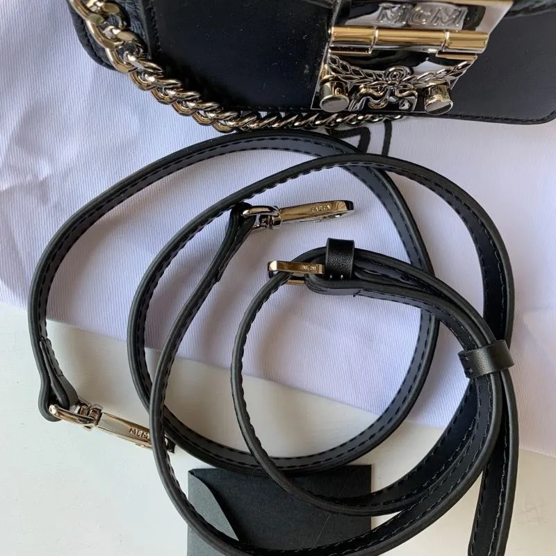 MCM Black Satchel Bag 82 - Image 8