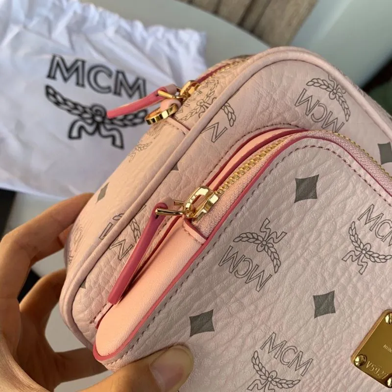 MCM Pink Crossbody Satchel Bag V5927 - Image 3