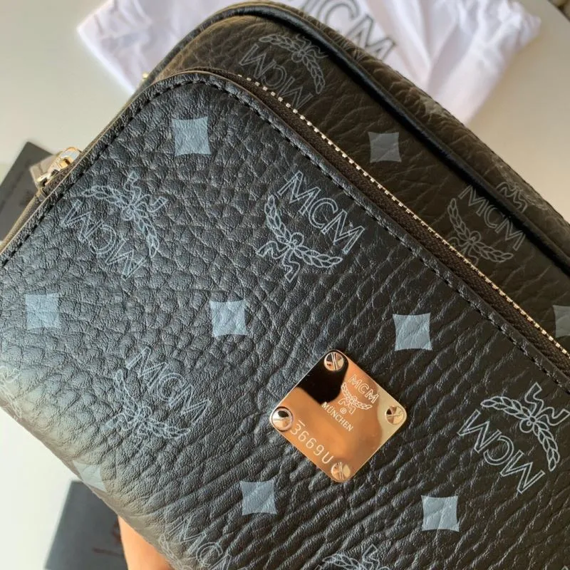 Alternative view of MCM Black Crossbody Bag 3669U