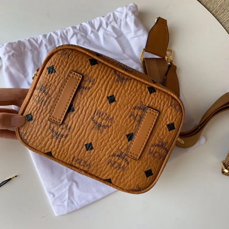 Alternative view of MCM Cognac Crossbody Bag 3745