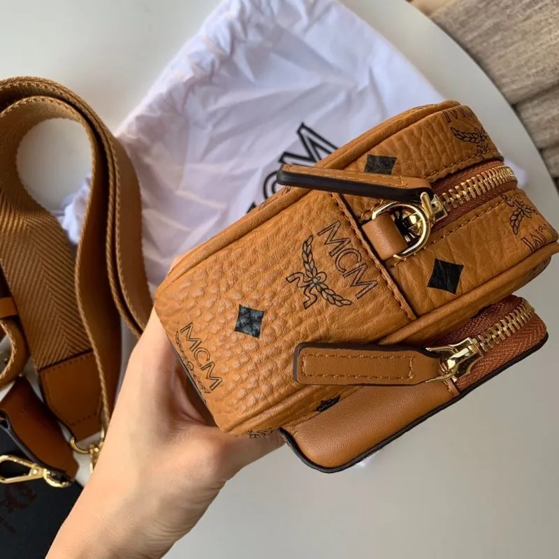 MCM Cognac Crossbody Bag 3745 - Image 5