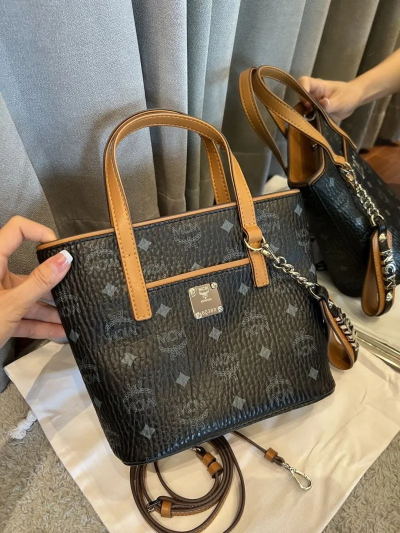 Alternative view of MCM Shopping Bags-12