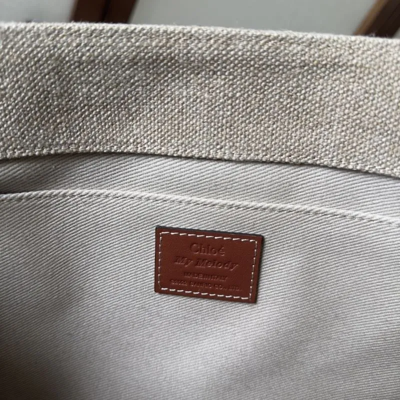 Chloe Beige My Melody Canvas Tote Bag - Image 8