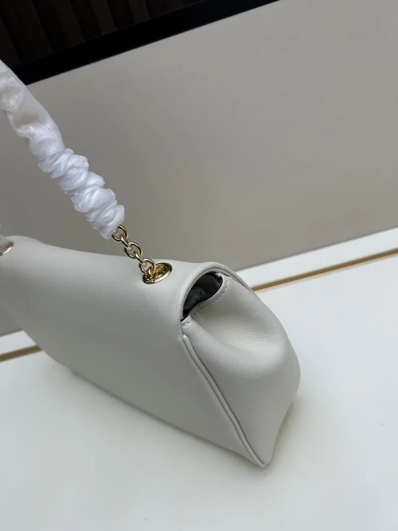 Chloe White Leather Satchel Bag 08916 - Image 5