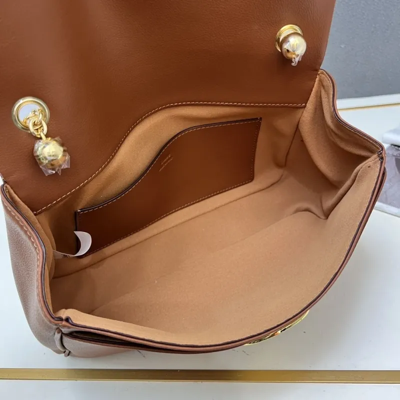 Chloe Brown Leather Satchel Bag 1H8916 - Image 9