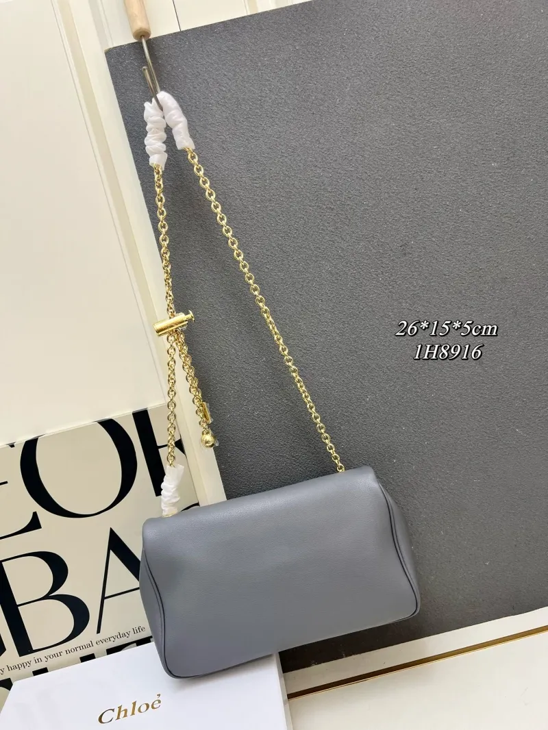 Chloe Gray Satchel Bag 1H8916 - Image 3