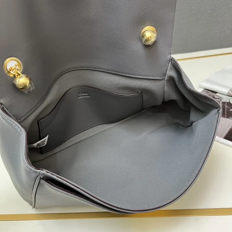Chloe Gray Satchel Bag 1H8916 - Image 9