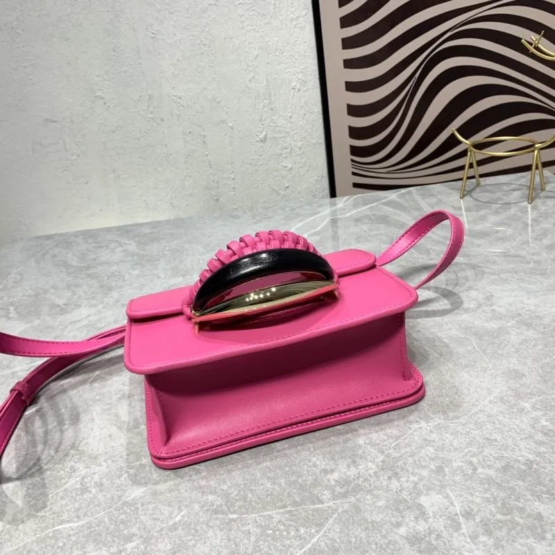 Chloe Fuchsia Leather Crossbody Bag - Image 7