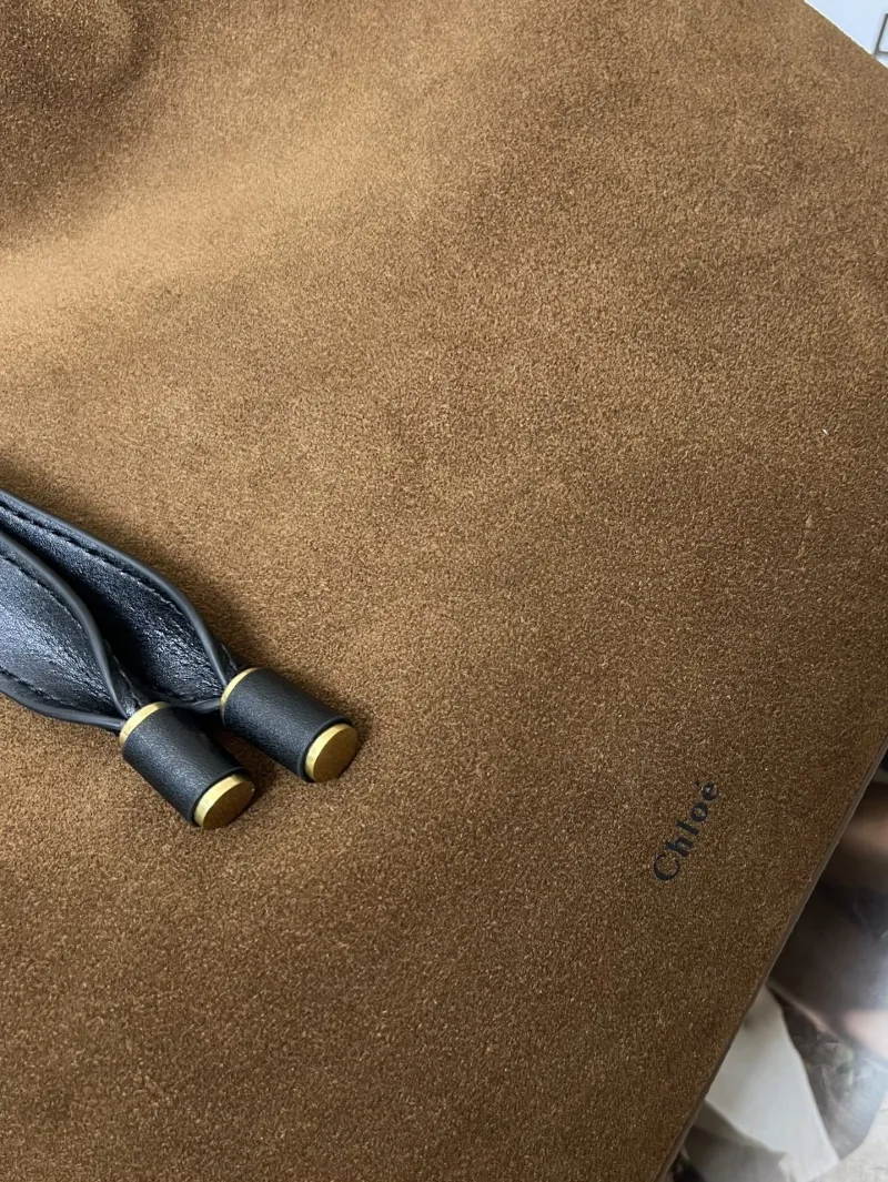 Chloe Brown Suede Hobo Bag H08873 - Image 7
