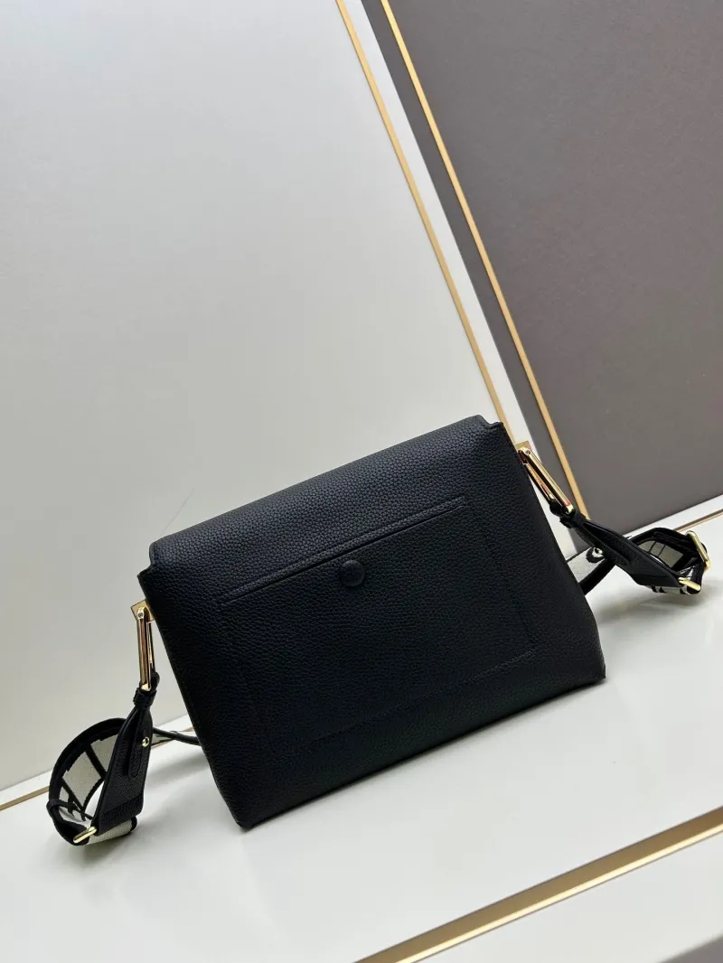 Coccinelle Black Leather Satchel Crossbody Bag - Image 3