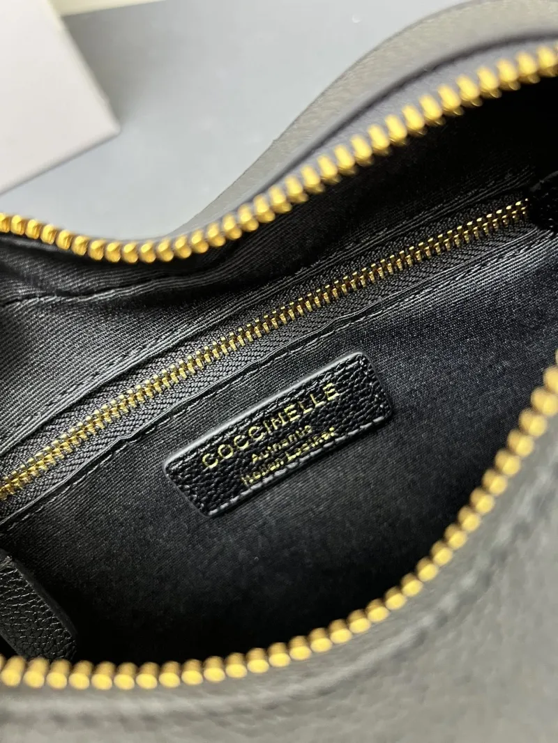 Coccinelle Black Heart Shaped Crossbody Bag H08881 - Image 9