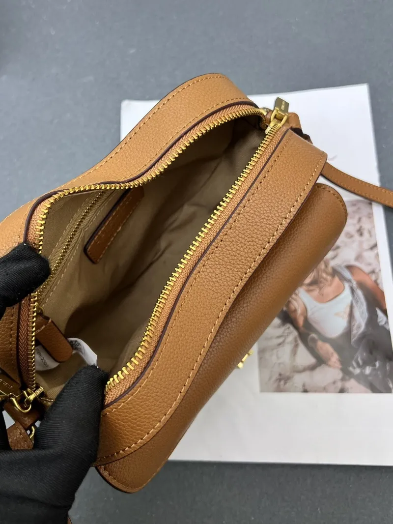 Coccinelle Brown Heart Shaped Crossbody Bag H08881 - Image 10
