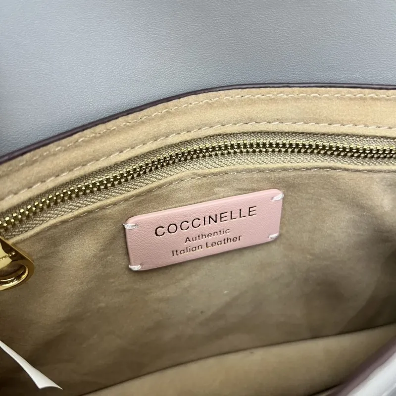 Coccinelle Gray Top Handle Crossbody Bag H08892 - Image 9