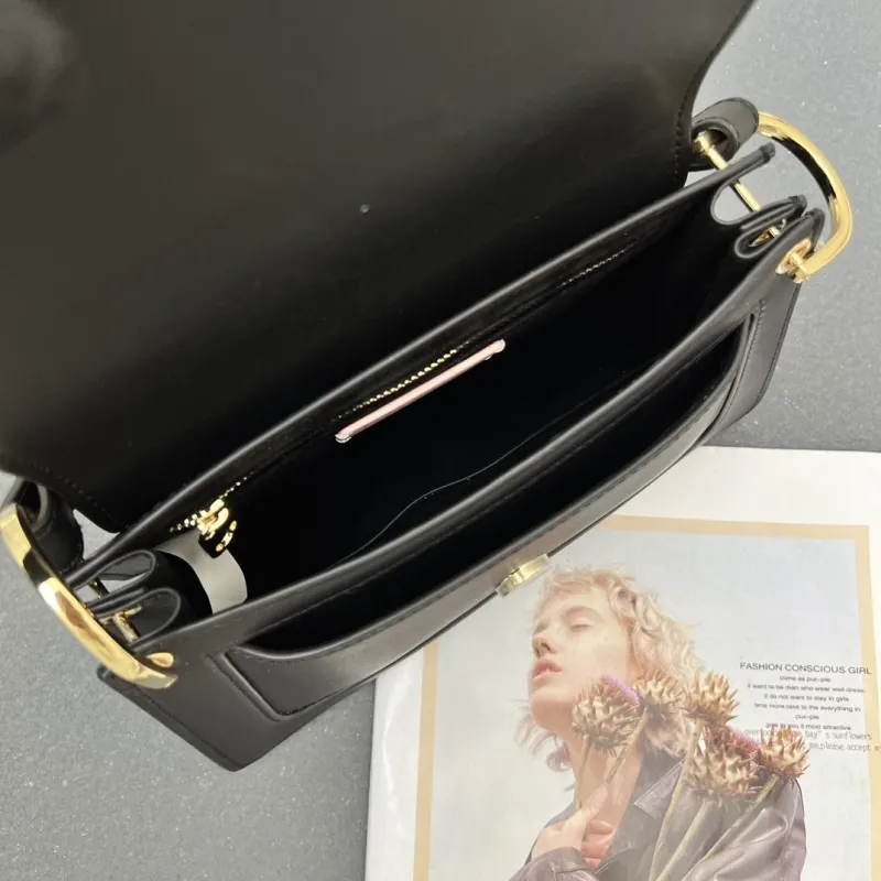 Coccinelle Black Top Handle Crossbody Bag H08892 - Image 8