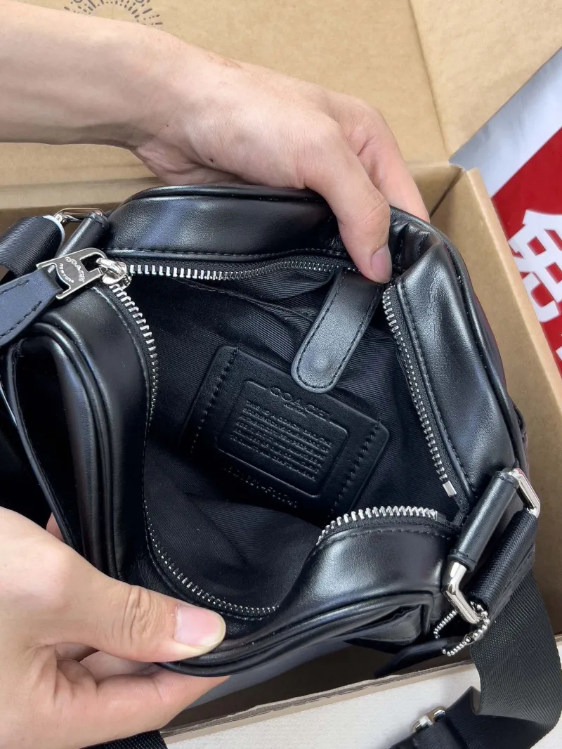 Coach Black Signature Crossbody Bag - Image 6