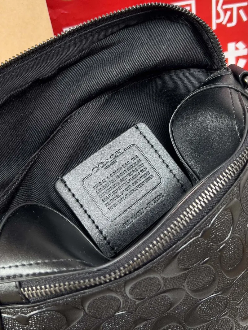 Coach Black Signature Crossbody Bag - Image 6