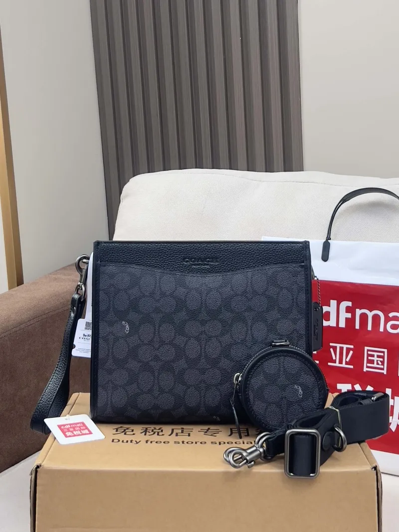 Coach Black Signature Crossbody Bag 41 - Image 4