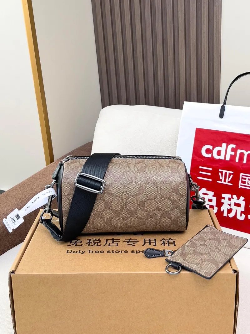 Coach Signature Crossbody Bag with Card Holder - Image 4