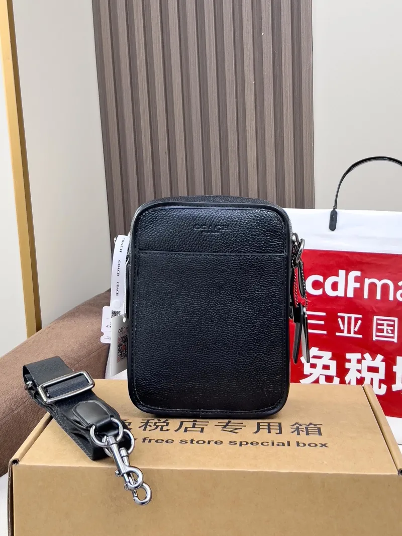 Coach Black Crossbody Satchel Bag 73 - Image 4