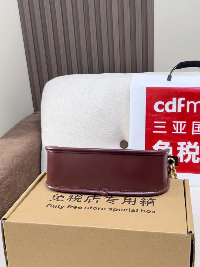 Coach Signature Satchel Crossbody Bag Brown - Image 3