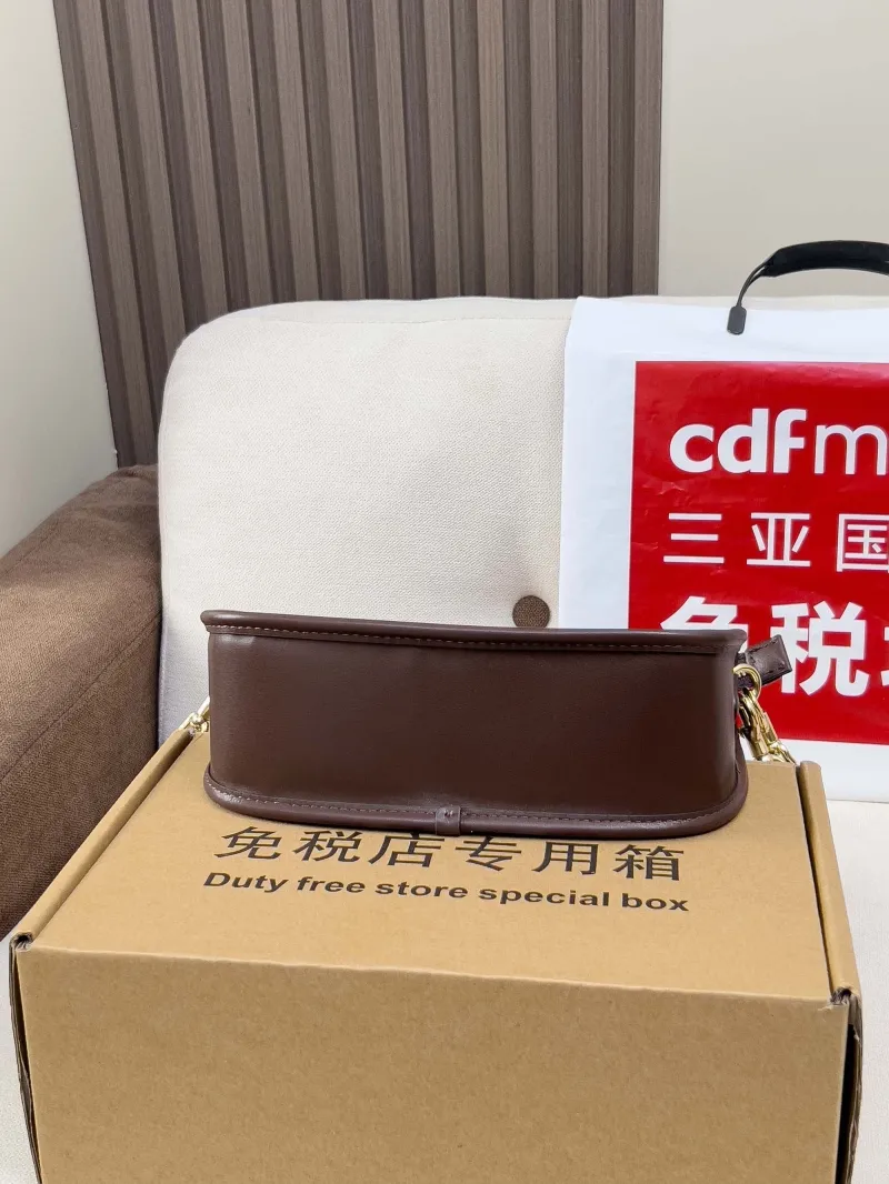 Coach Dark Brown Small Crossbody Bag - Image 3