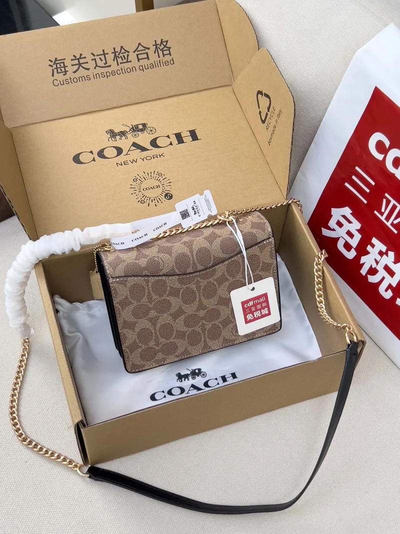 Alternative view of Coach 89 Signature Satchel Crossbody Bag