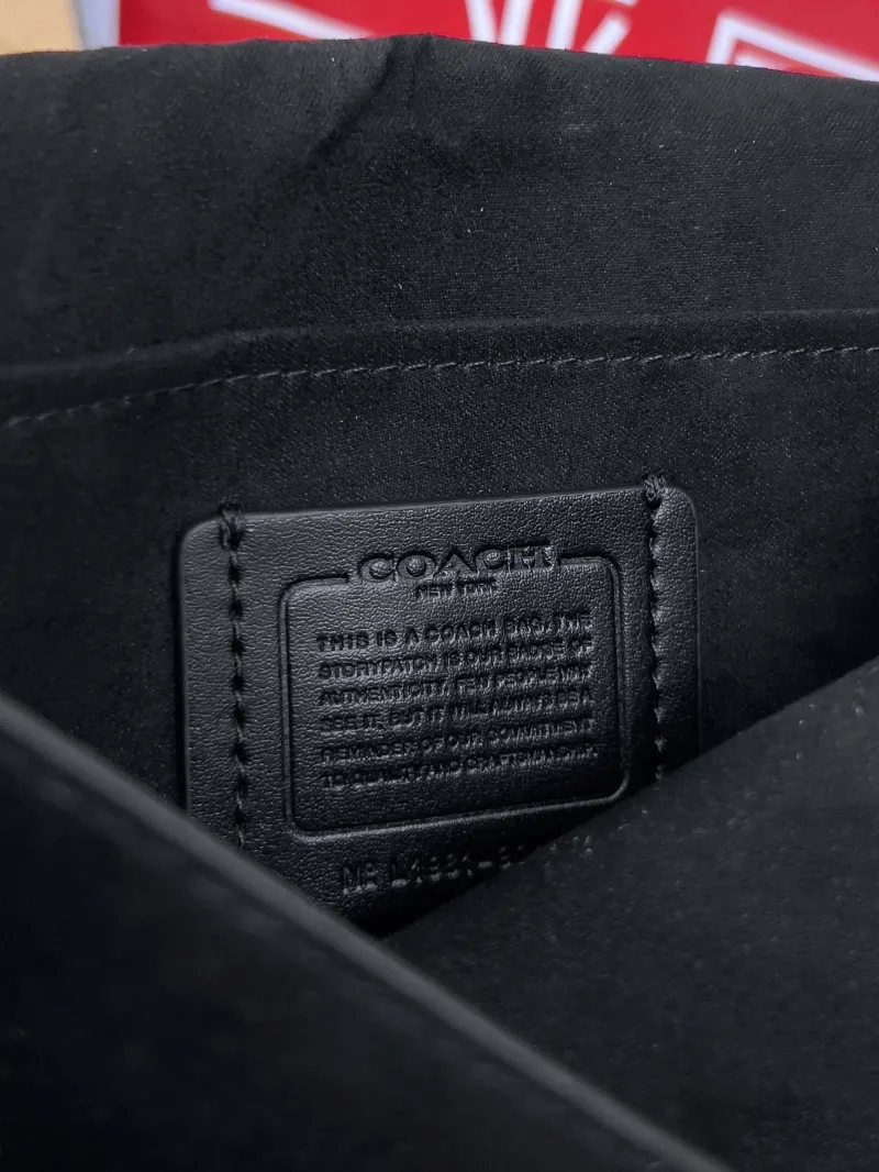 Coach 93 Black Brown Satchel Bag - Image 6