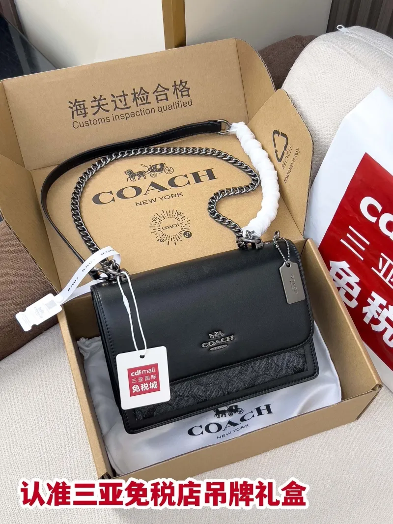 Coach Black Satchel Crossbody Bag