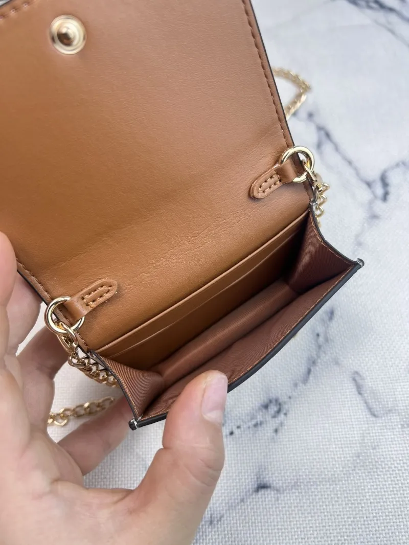 Coach White Daisy Embroidered Chain Mini Bag - Image 7