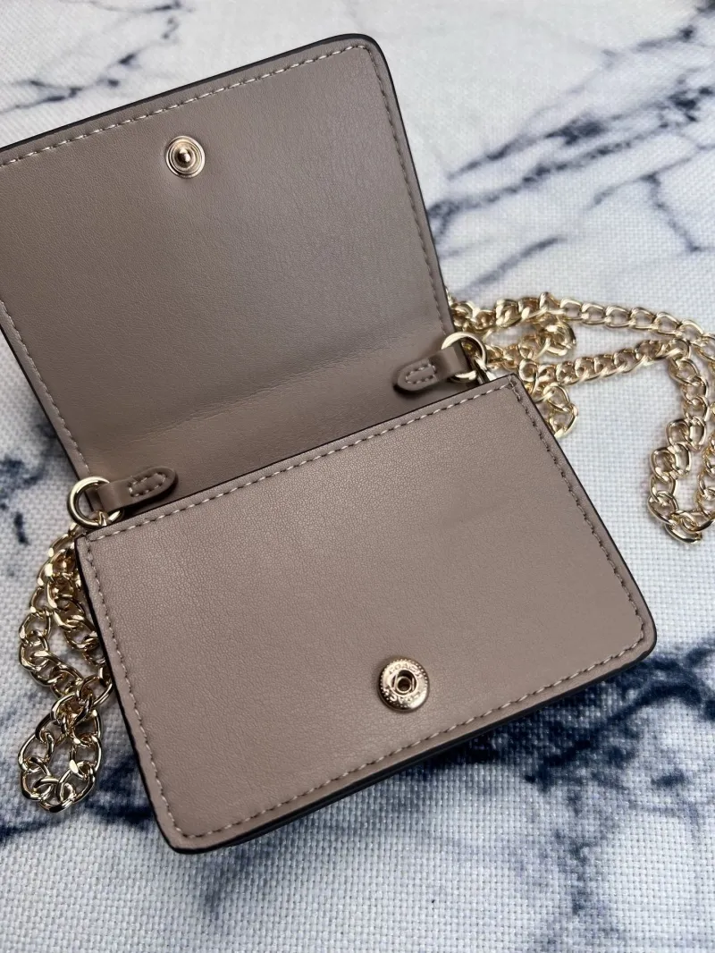 Coach Mini Chain Crossbody Bag White 132 - Image 6