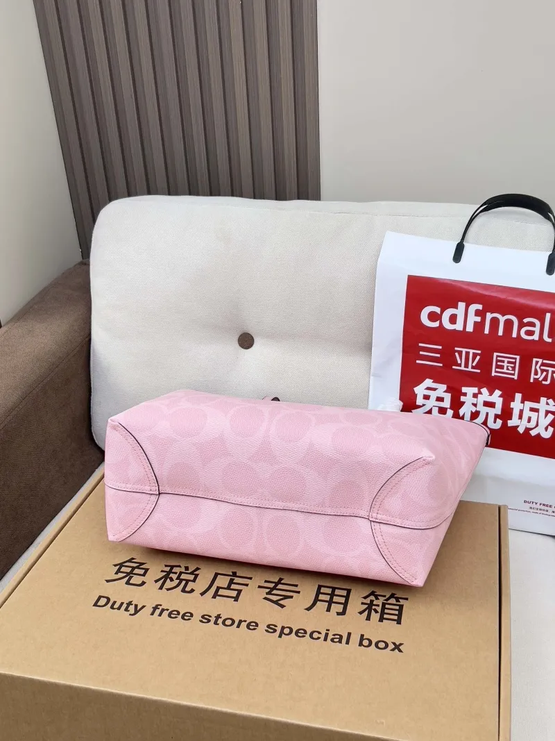 Coach Pink Signature Tote Bag - Image 3