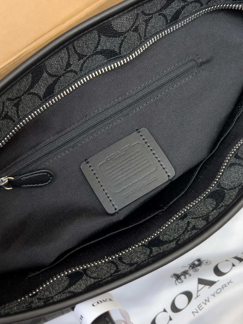 Coach Black Signature Tote Bag - Image 6