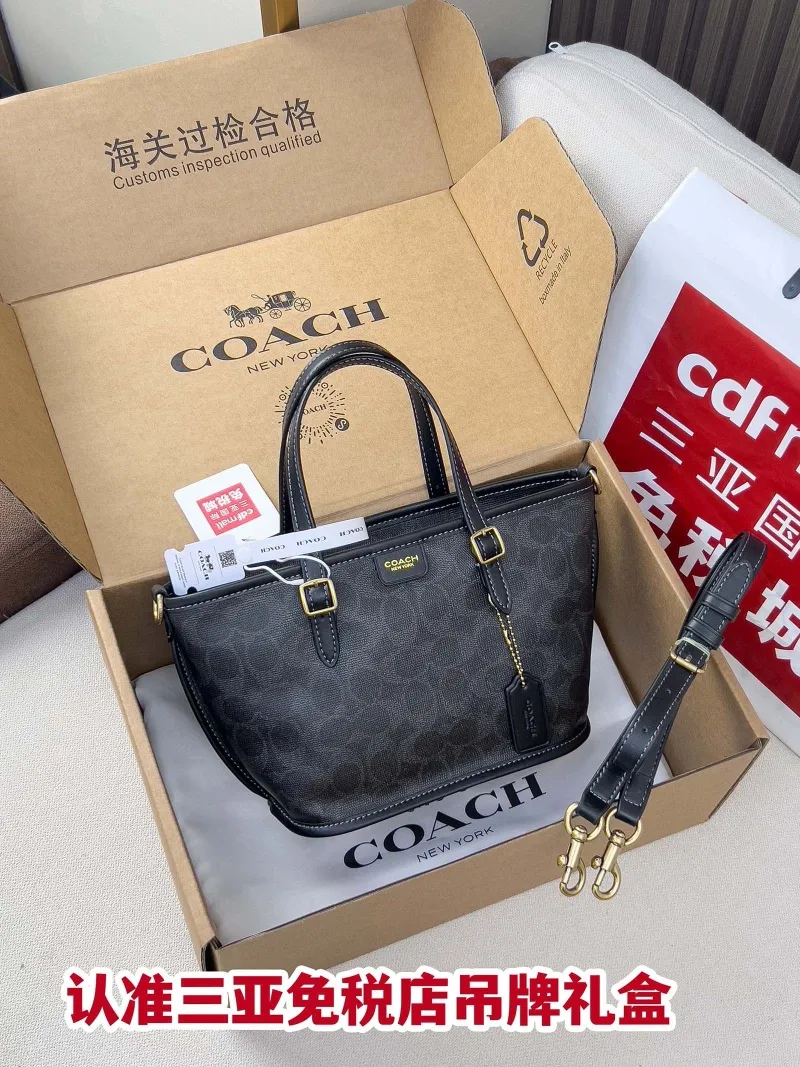 Coach Black Signature Crossbody Handbag