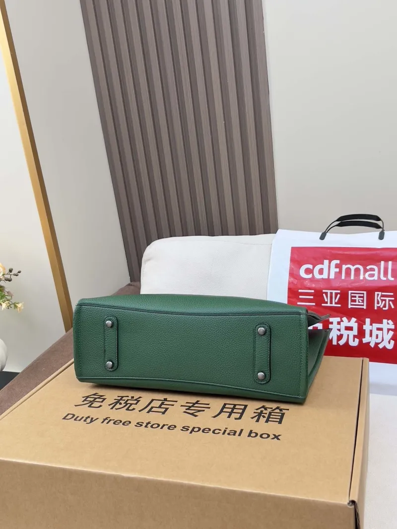 Coach Green Leather Tote Bag - Image 3