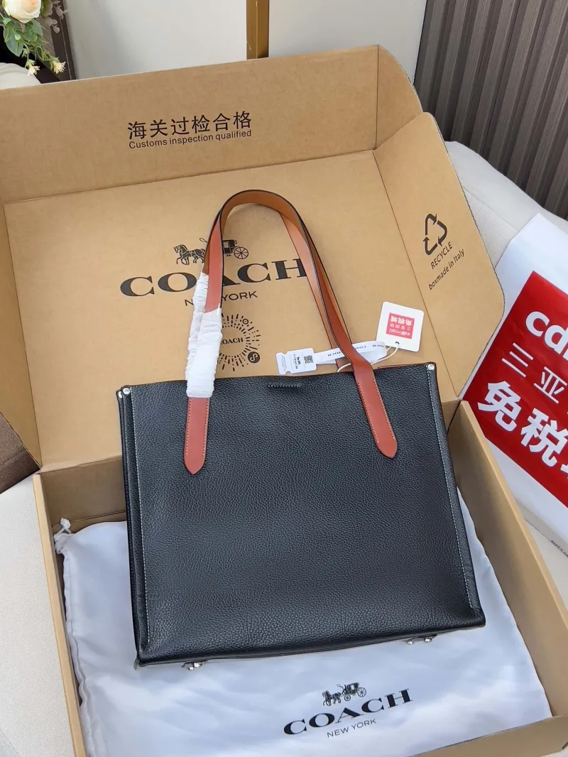 Alternative view of Coach Black Robot Design Tote Bag