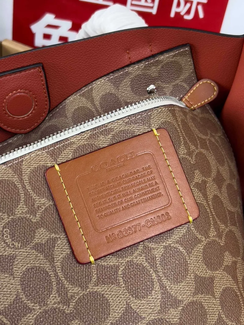 Coach White Space Dinosaur Tote Bag - Image 6