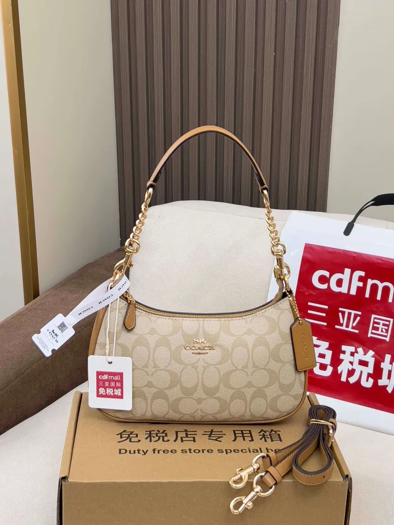 Coach Signature Top Handle Shoulder Bag - Image 4